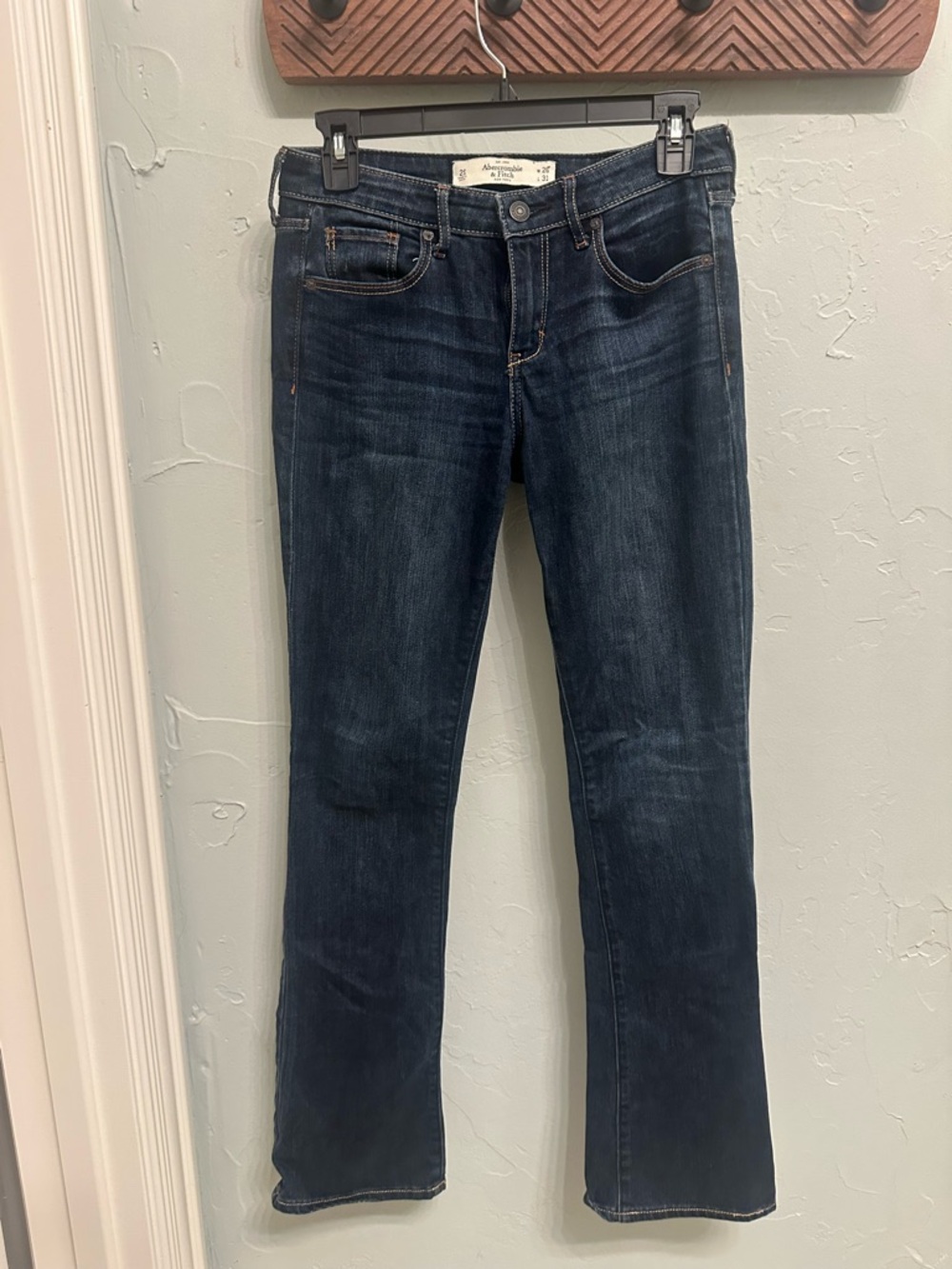 Abercrombie & Fitch Dark Wash Boot Cut Jeans